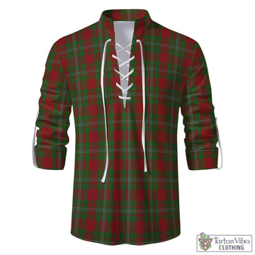 Strange Tartan Men's Scottish Traditional Jacobite Ghillie Kilt Shirt