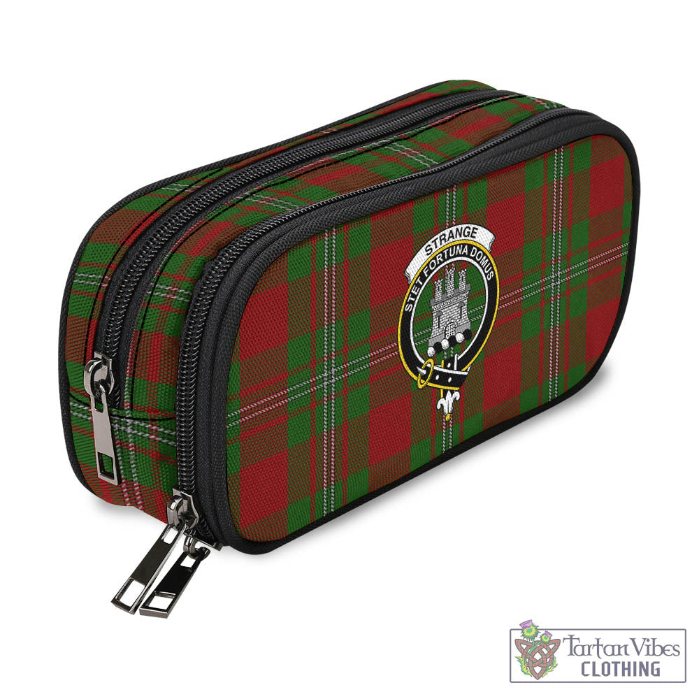 Tartan Vibes Clothing Strange Tartan Pen and Pencil Case with Family Crest