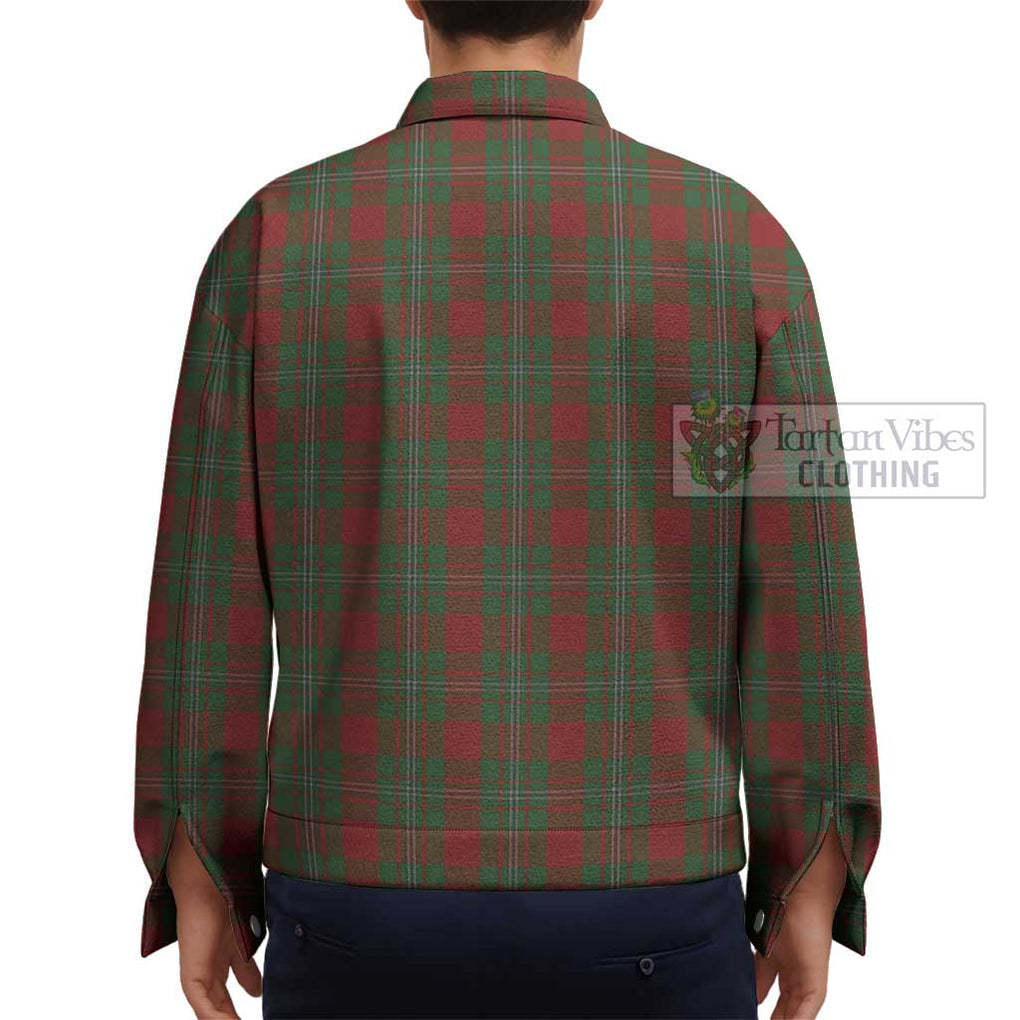 Strange (Strang) Tartan Unisex Lapel Cotton Jacket - Tartan Vibes Clothing