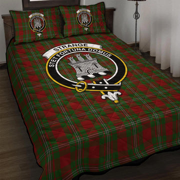 Strange (Strang) Tartan Quilt Bed Set with Family Crest