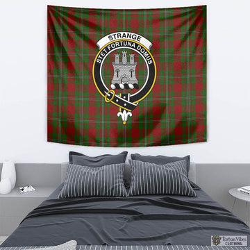 Strange (Strang) Tartan Tapestry Wall Hanging and Home Decor for Room with Family Crest