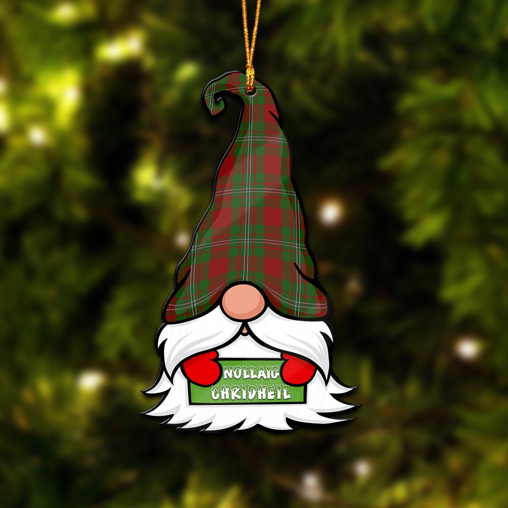 Strange (Strang) Gnome Christmas Ornament with His Tartan Christmas Hat - Tartan Vibes Clothing