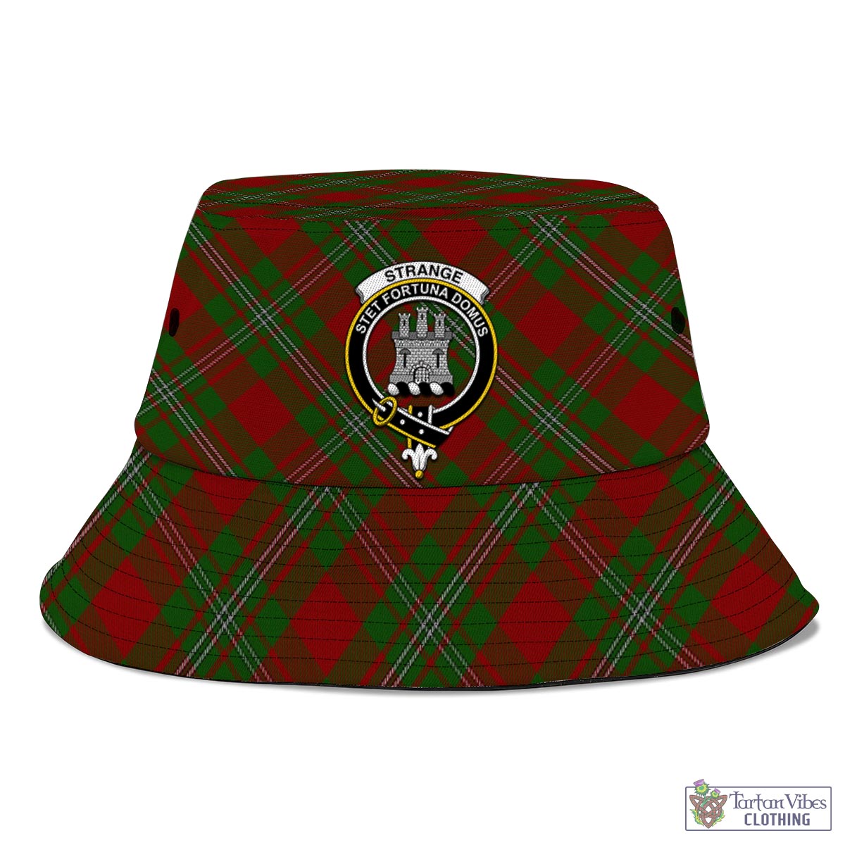 Tartan Vibes Clothing Strange Tartan Bucket Hat with Family Crest