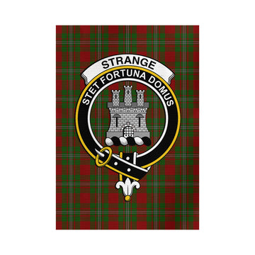 Strange (Strang) Tartan Garden Flag with Family Crest - Tartan Vibes Clothing