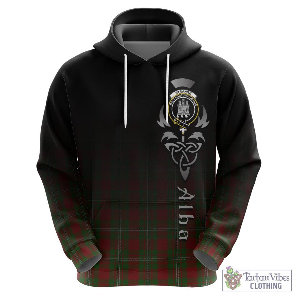 Tartan Vibes Clothing Strange Tartan Hoodie Featuring Alba Gu Brath Family Crest Celtic Inspired