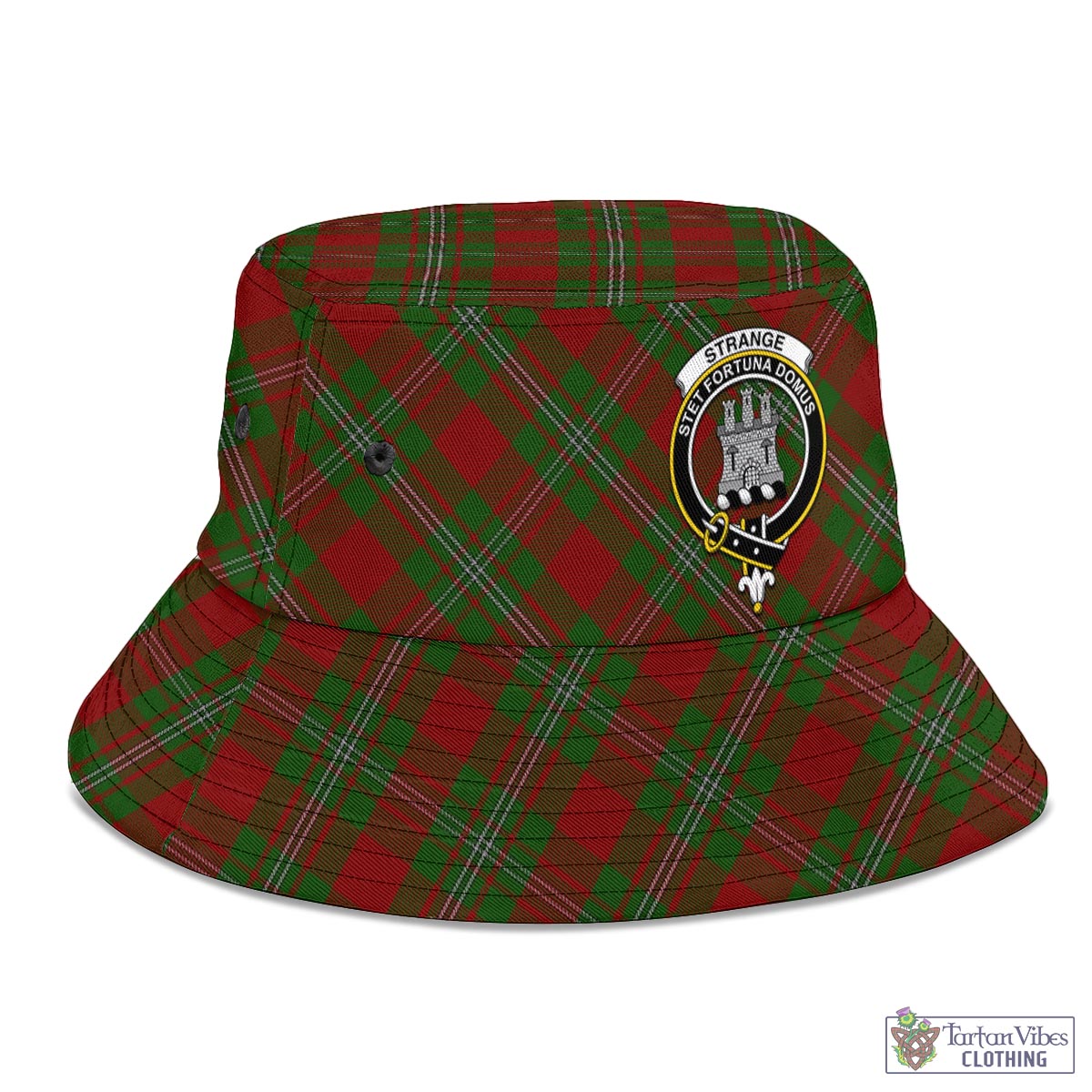 Tartan Vibes Clothing Strange Tartan Bucket Hat with Family Crest