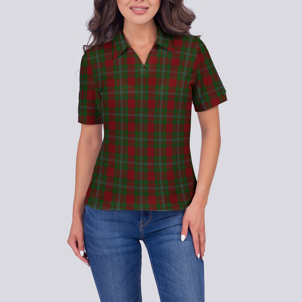 Strange (Strang) Tartan Polo Shirt For Women - Tartan Vibes Clothing