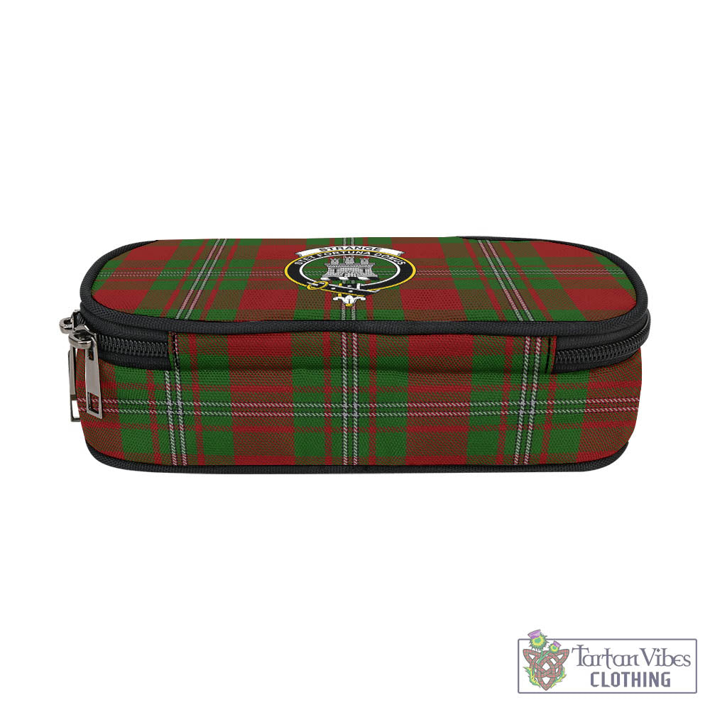 Tartan Vibes Clothing Strange Tartan Pen and Pencil Case with Family Crest