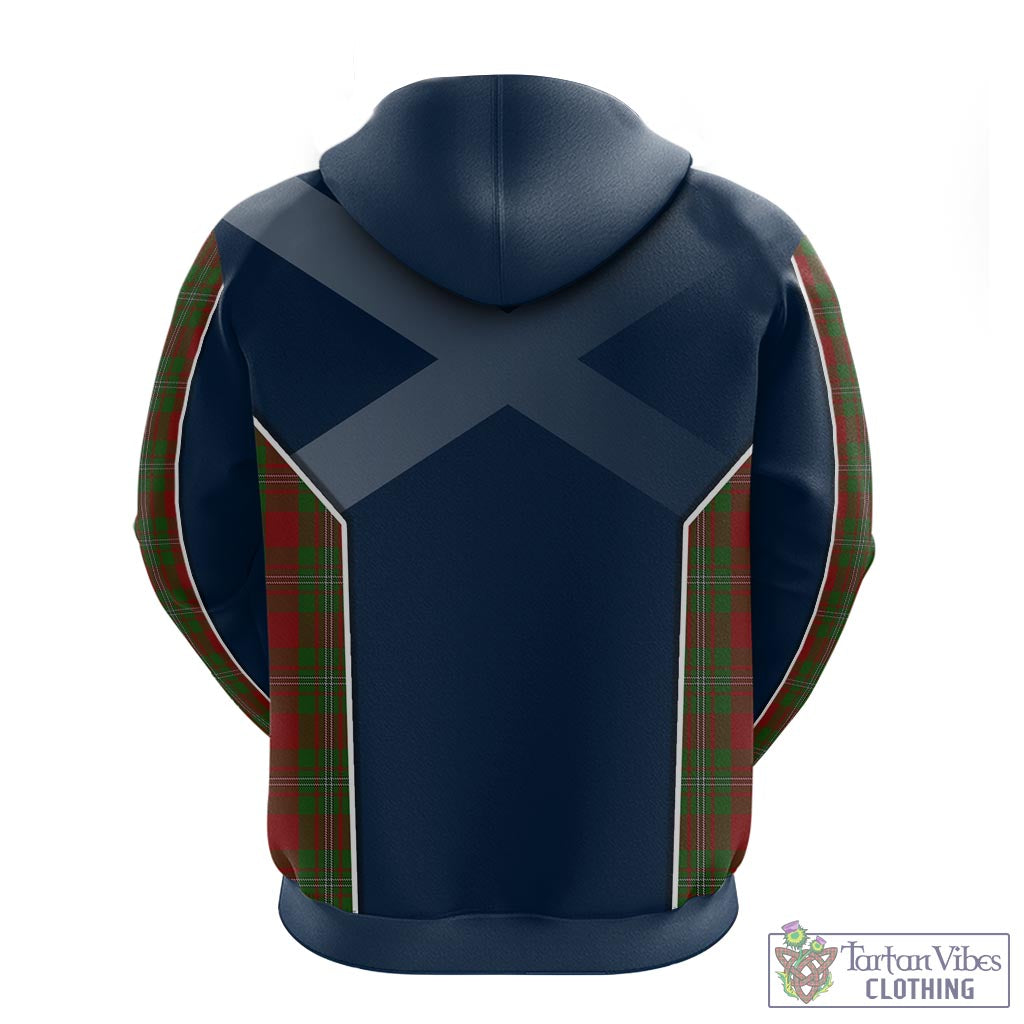 Tartan Vibes Clothing Strange Tartan Hoodie with Family Crest and Scottish Thistle Vibes Sport Style