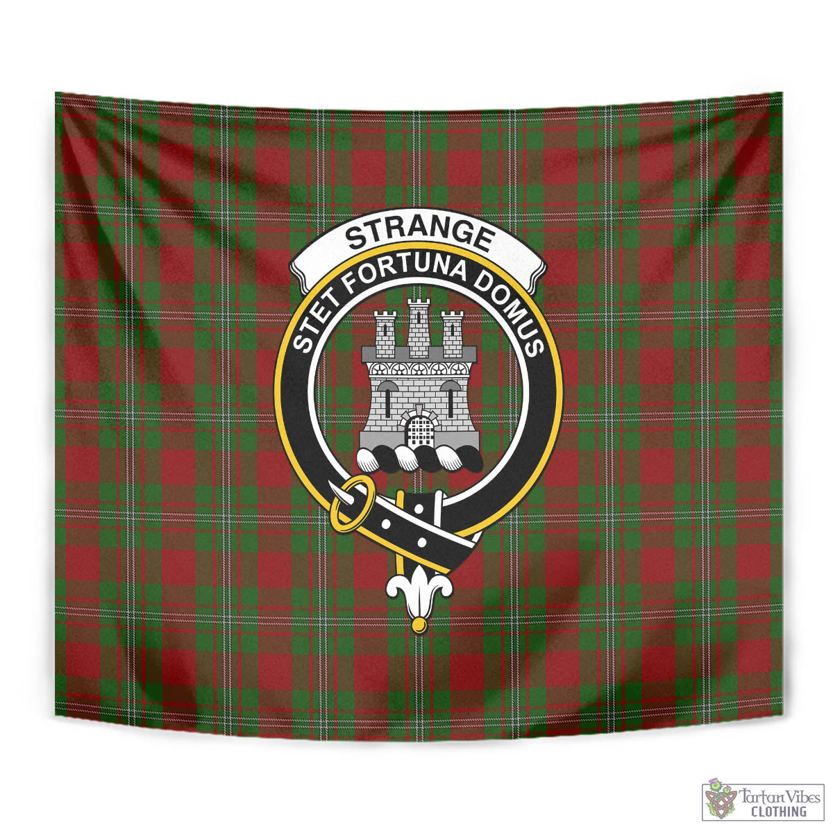 Tartan Vibes Clothing Strange Tartan Tapestry Wall Hanging and Home Decor for Room with Family Crest