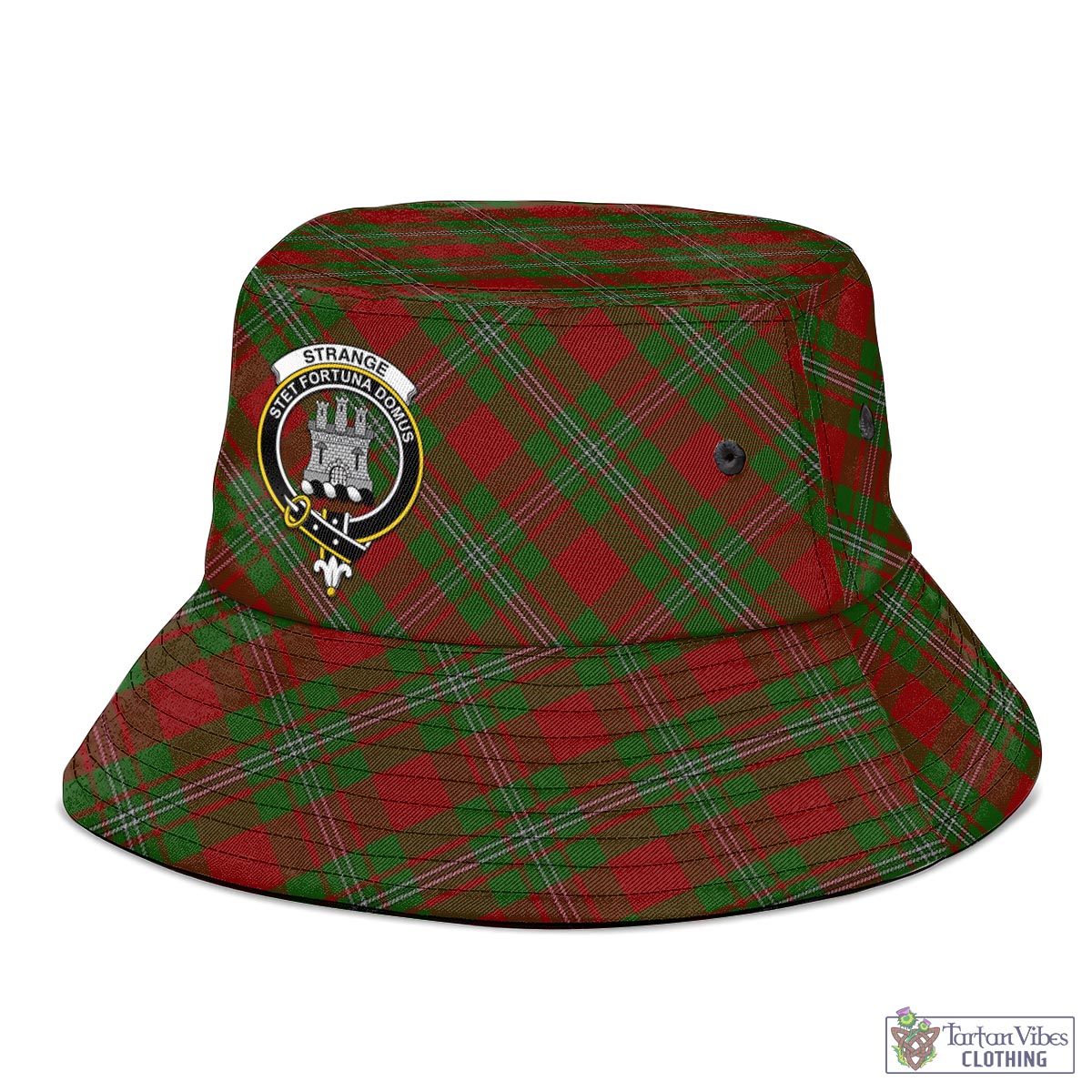 Tartan Vibes Clothing Strange Tartan Bucket Hat with Family Crest