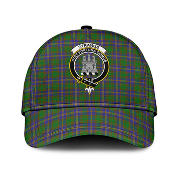 Strange of Balkaskie Tartan Classic Cap with Family Crest