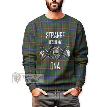 Strange of Balkaskie Tartan Sweatshirt with Family Crest DNA In Me Style