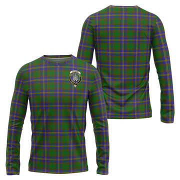 Strange of Balkaskie Tartan Long Sleeve T-Shirt with Family Crest