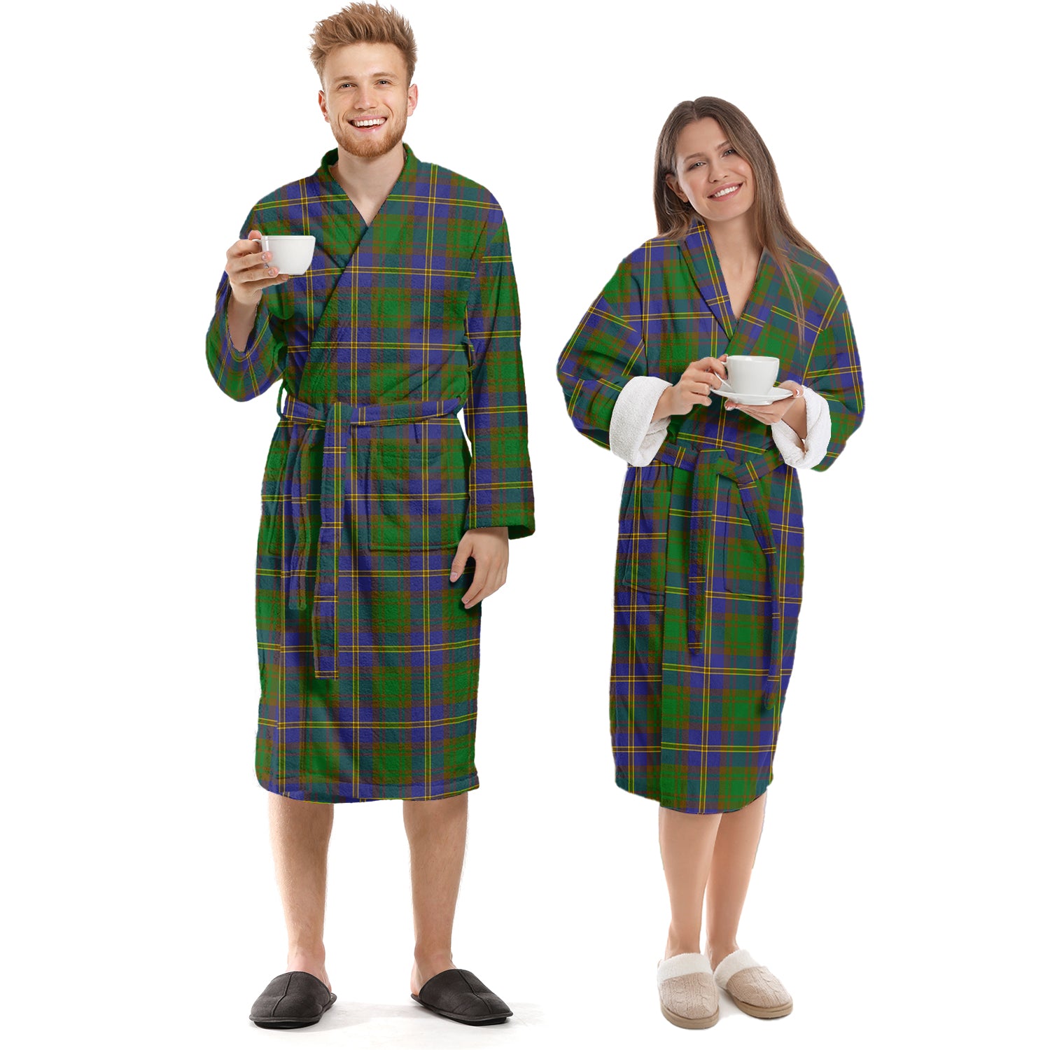 Strange of Balkaskie Tartan Bathrobe Unisex S - Tartan Vibes Clothing