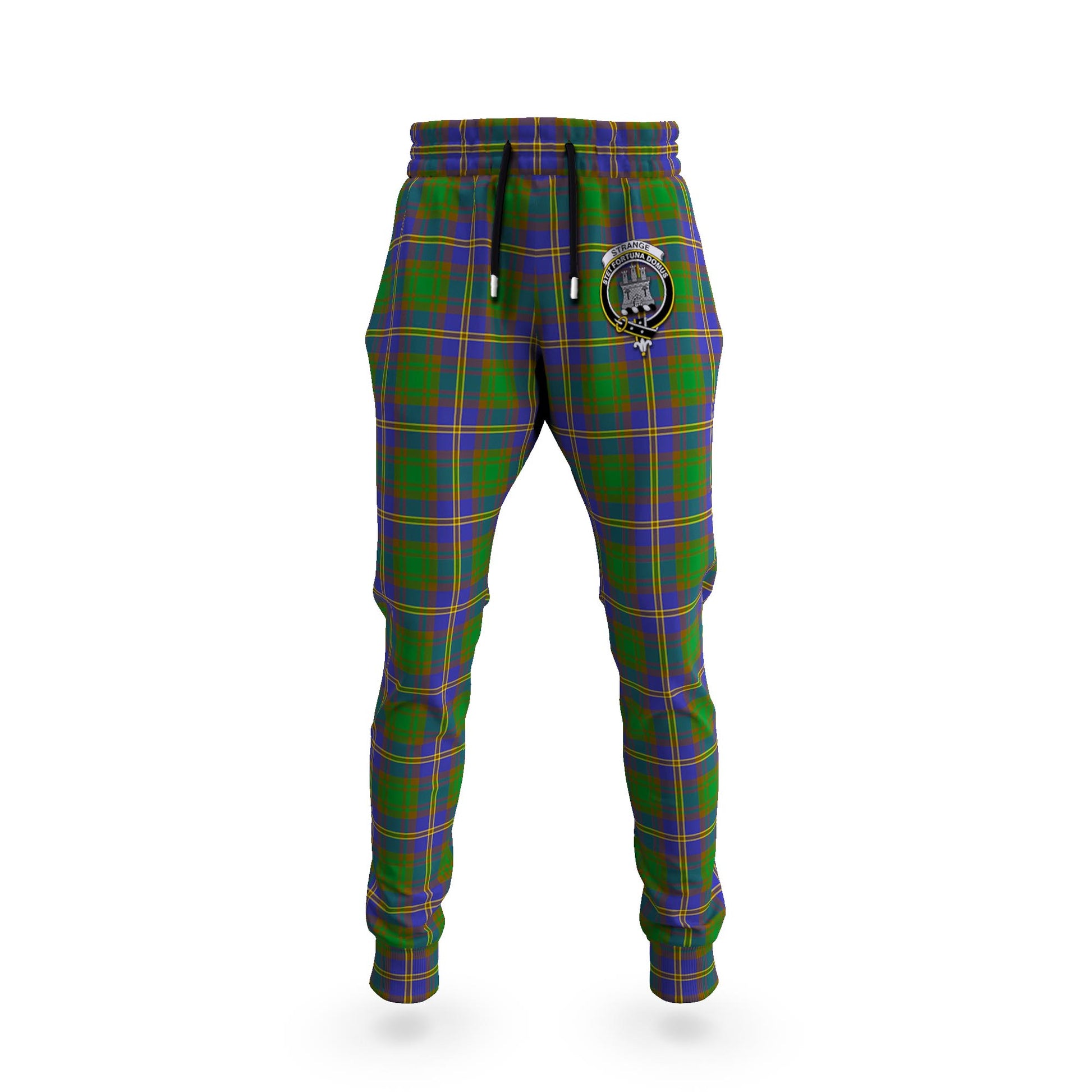 Strange of Balkaskie Tartan Joggers Pants with Family Crest 5XL - Tartan Vibes Clothing