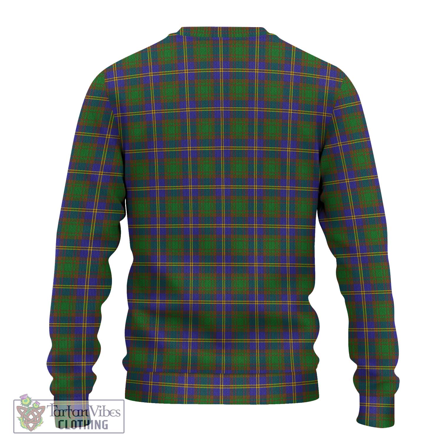 Tartan Vibes Clothing Strange of Balkaskie Tartan Knitted Sweater with Family Crest DNA In Me Style