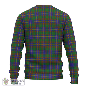 Strange of Balkaskie Tartan Knitted Sweater with Family Crest DNA In Me Style