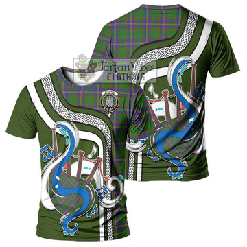 Strange of Balkaskie Tartan T-Shirt with Epic Bagpipe Style