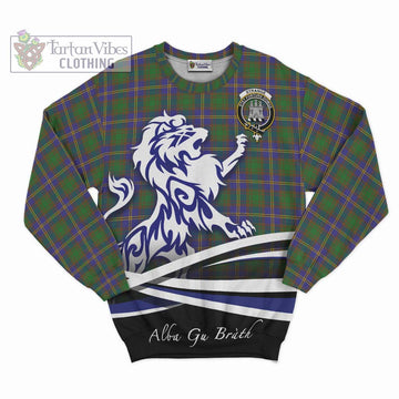 Strange of Balkaskie Tartan Sweatshirt with Alba Gu Brath Regal Lion Emblem