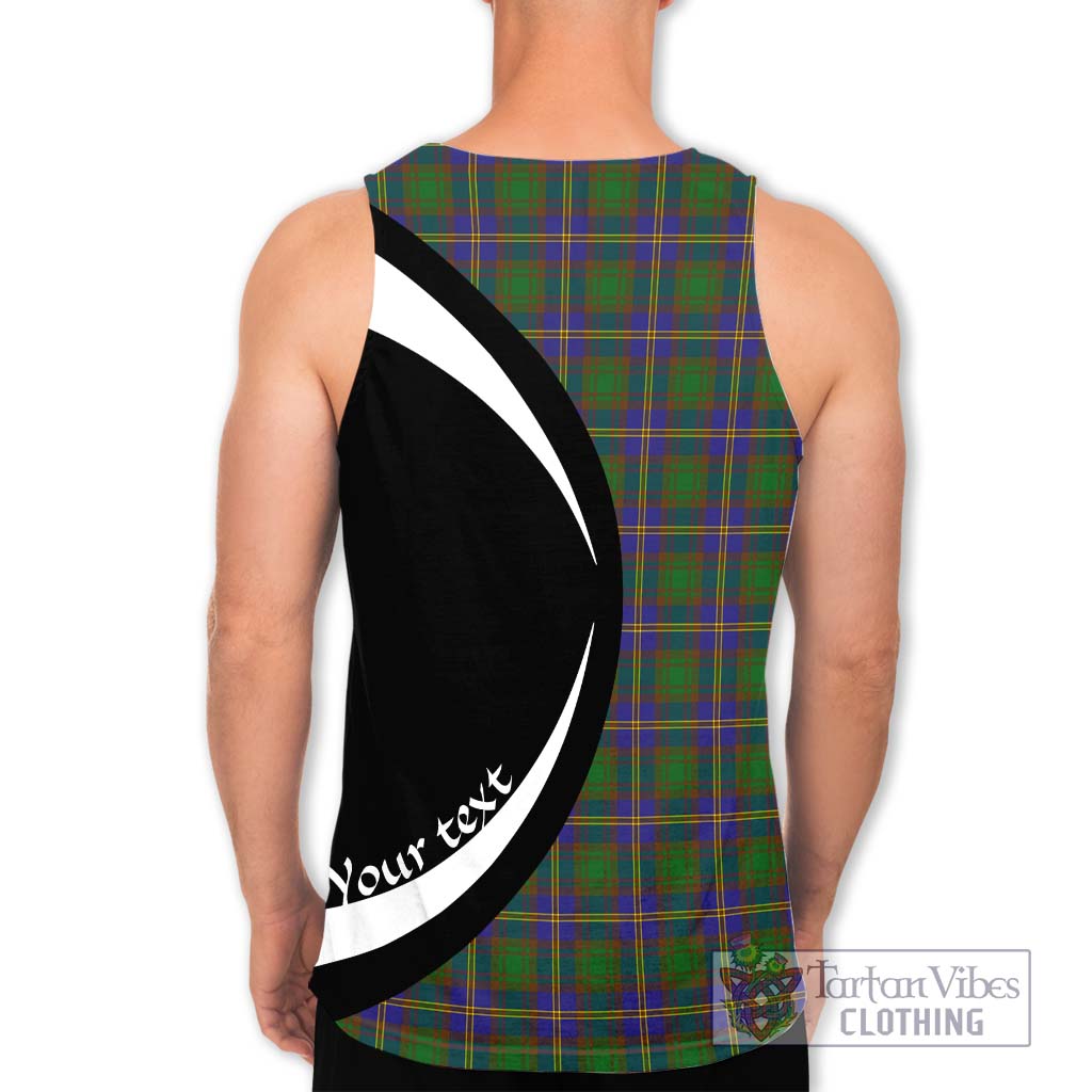 Strange of Balkaskie Tartan Men's Tank Top with Family Crest Circle Style - Tartan Vibes Clothing