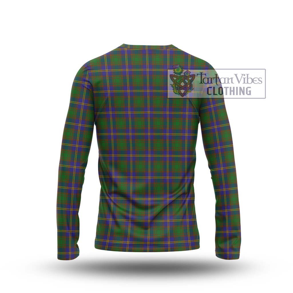 Tartan Vibes Clothing Strange of Balkaskie Tartan Long Sleeve T-Shirt with Family Crest DNA In Me Style