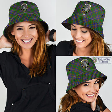 Strange of Balkaskie Tartan Bucket Hat with Family Crest