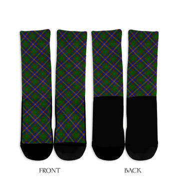 Strange of Balkaskie Tartan Crew Socks Cross Tartan Style