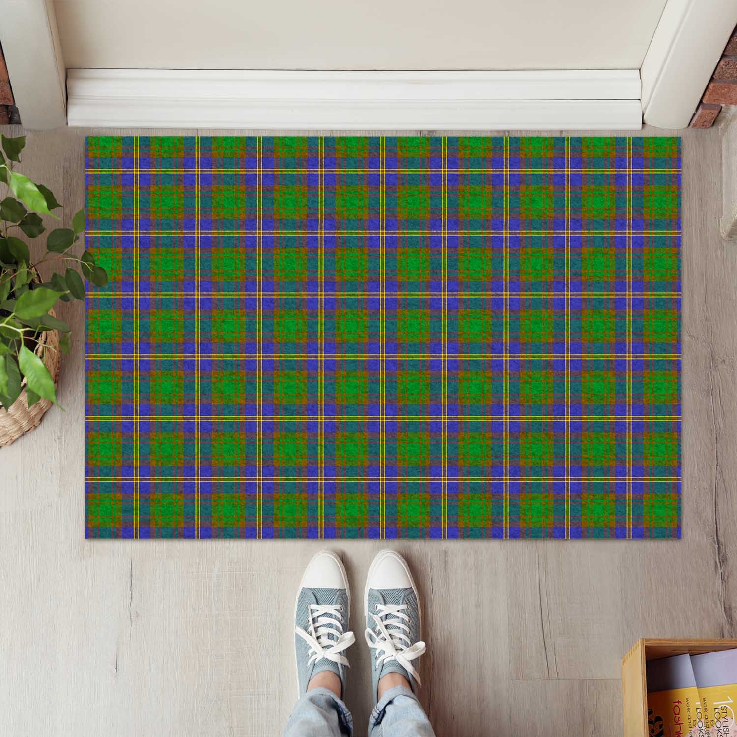 Strange of Balkaskie Tartan Door Mat - Tartanvibesclothing Shop