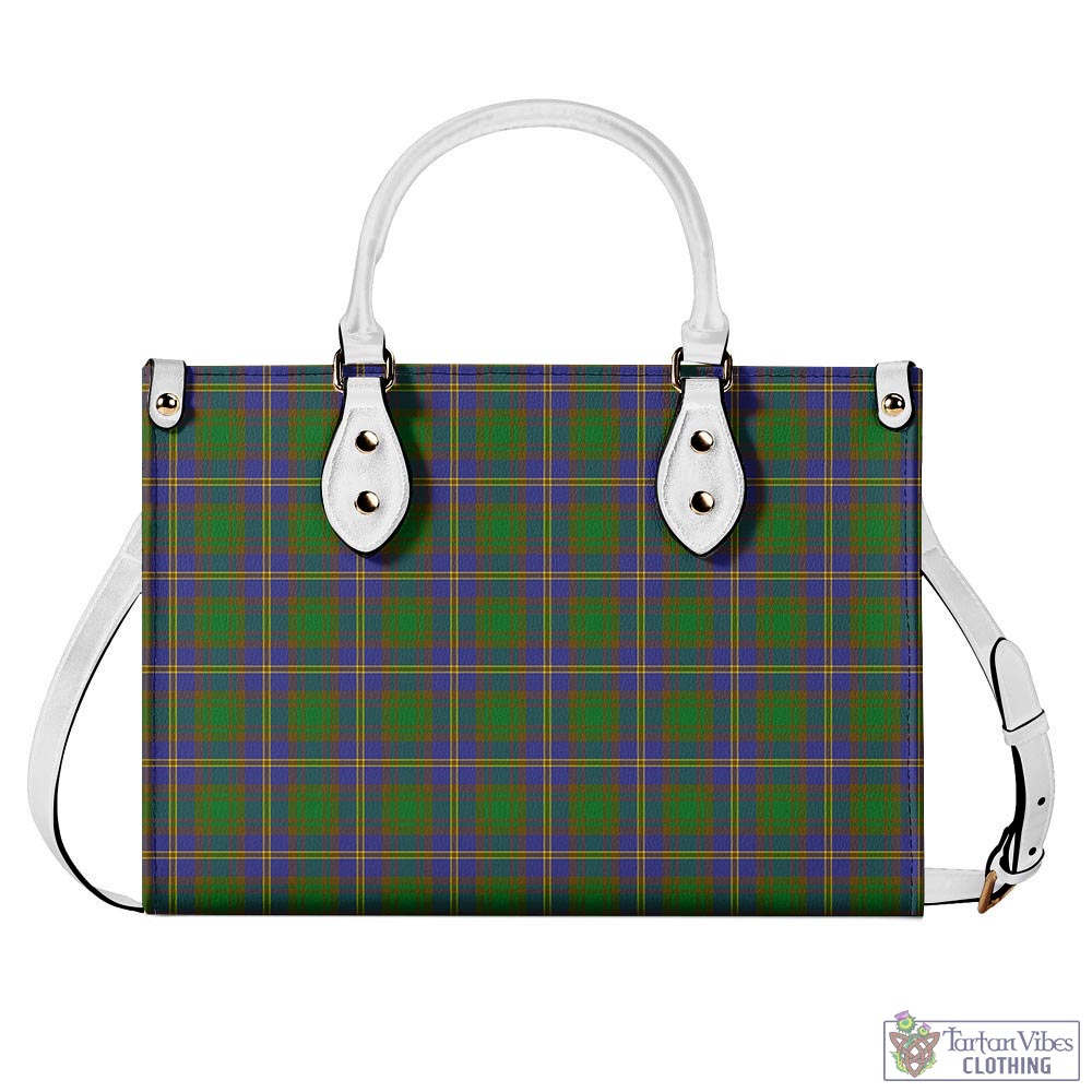 Tartan Vibes Clothing Strange of Balkaskie Tartan Luxury Leather Handbags