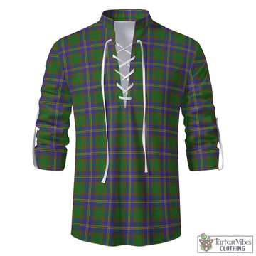 Strange of Balkaskie Tartan Men's Scottish Traditional Jacobite Ghillie Kilt Shirt