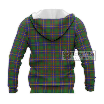 Strange of Balkaskie Tartan Knitted Hoodie with Family Crest DNA In Me Style