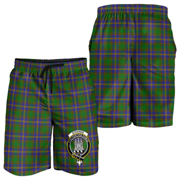 Strange of Balkaskie Tartan Mens Shorts with Family Crest