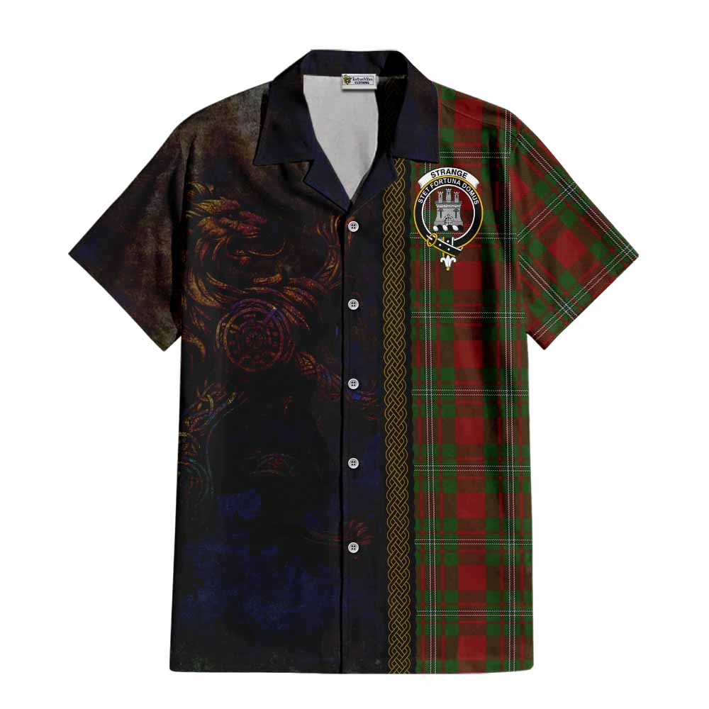 Strange (Strang) Tartan Family Crest Hawaiian Shirt Alba Gu Brath Be Brave Lion Ancient Style Kid - Tartan Vibes Clothing