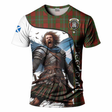 Strange (Strang) Crest Tartan T-Shirt Inspired by the Freedom of Scottish Warrior