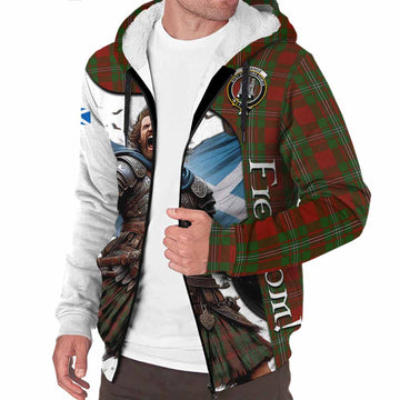 Strange (Strang) Crest Tartan Sherpa Hoodie Inspired by the Freedom of Scottish Warrior