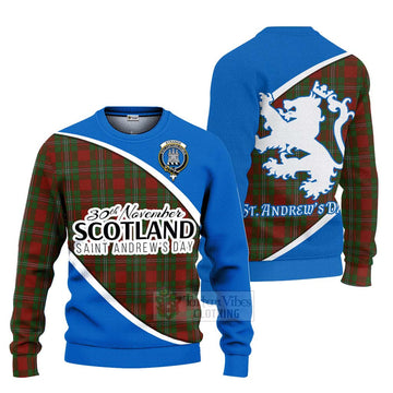 Strange (Strang) Family Crest Tartan Ugly Sweater Celebrate Saint Andrew's Day in Style