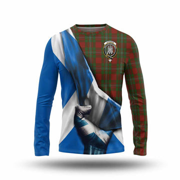 Strange (Strang) Tartan Long Sleeve T-Shirt with Family Crest Scotland Patriotic Style