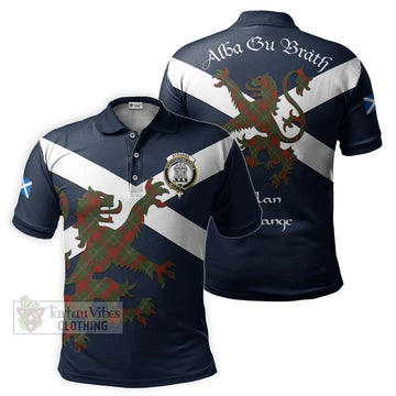 Strange (Strang) Tartan Lion Rampant Polo Shirt  Proudly Display Your Heritage with Alba Gu Brath and Clan Name