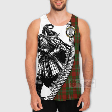 Strange (Strang) Tartan Clan Crest Men's Tank Top with Highlander Warrior Celtic Style