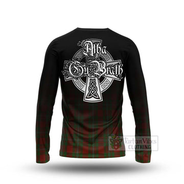 Strange (Strang) Tartan Long Sleeve T-Shirt Featuring Alba Gu Brath Family Crest Celtic Inspired