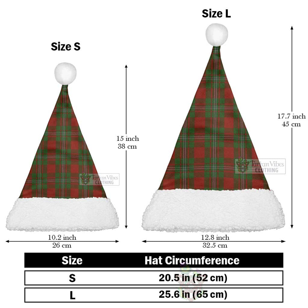 Strange (Strang) Tartan Christmas Santa Hats Christmas Hat L 25.6in (65cm) - Tartan Vibes Clothing