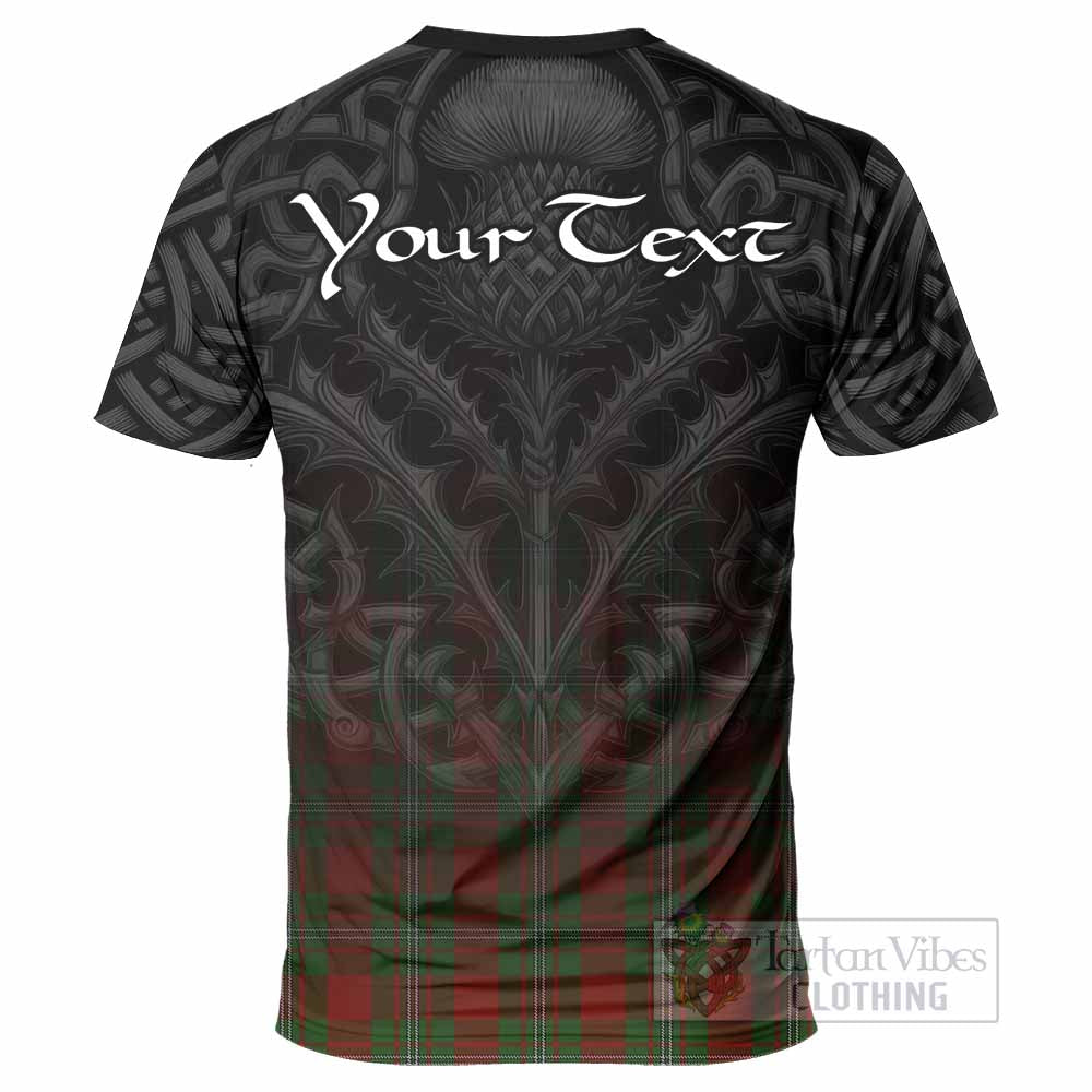 Tartan Vibes Clothing Strange (Strang) Tartan T-Shirt with Family Crest Celtic Thistle Vibes