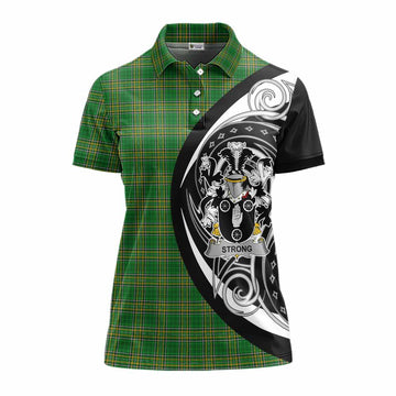 Strong Irish Clan Women's Polo Shirt Celtic Circle Style Women - Tartan Vibes Clothing