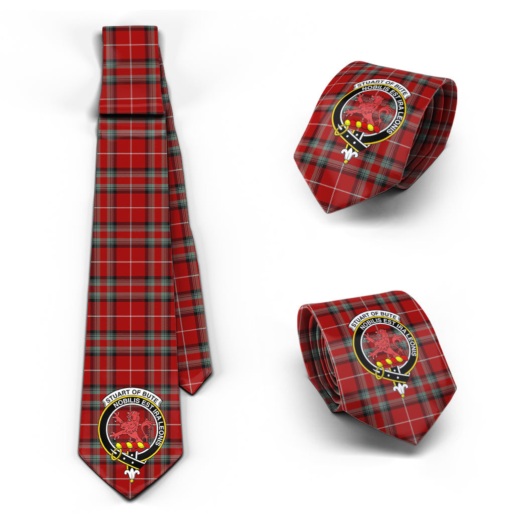 stuart-of-bute-tartan-classic-necktie-with-family-crest