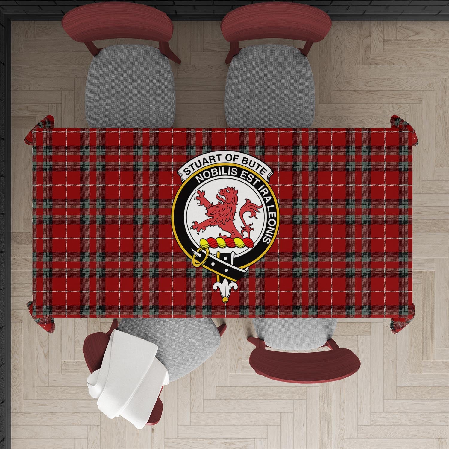 stuart-of-bute-tatan-tablecloth-with-family-crest