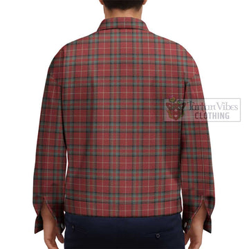 Stuart of Bute Tartan Unisex Lapel Cotton Jacket