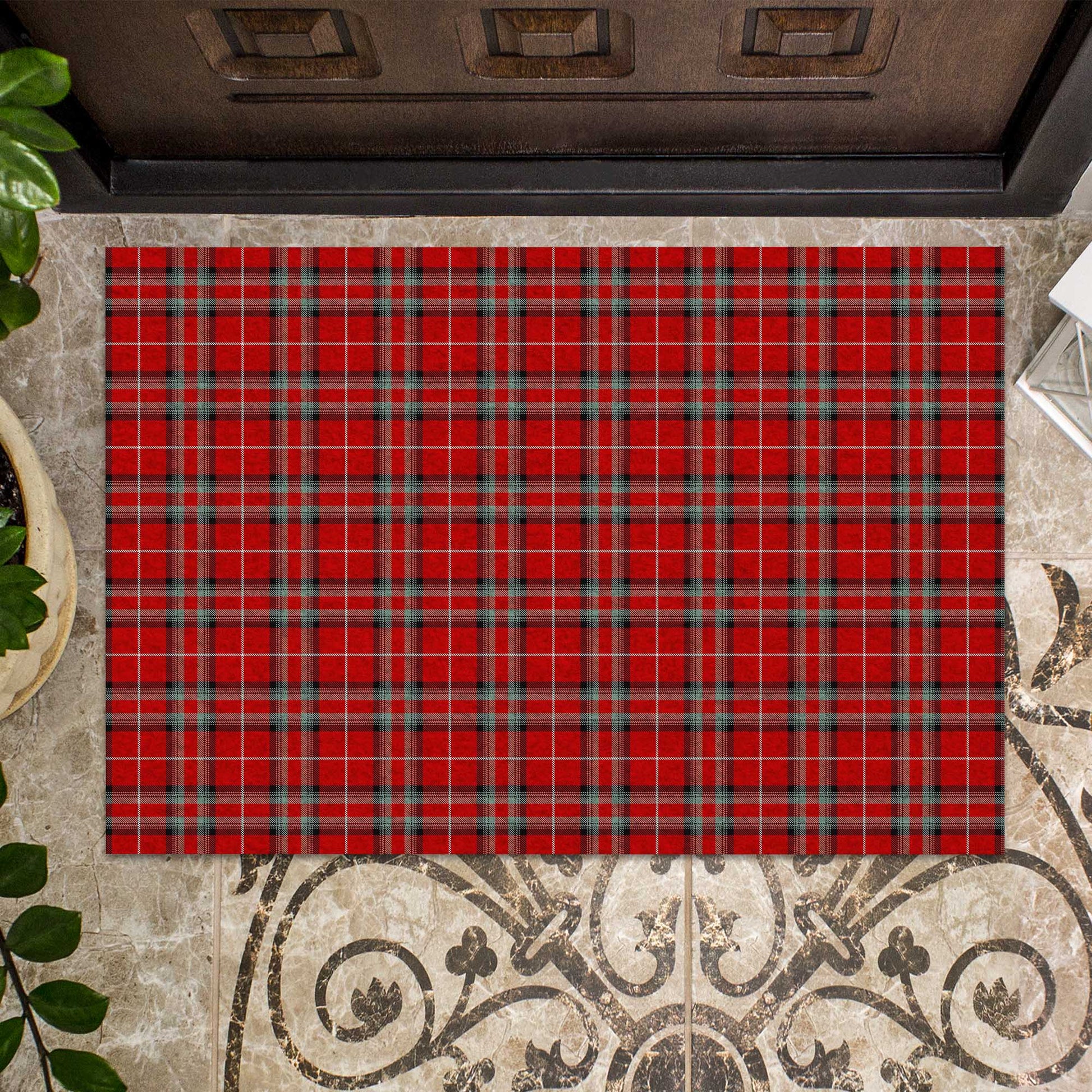 Stuart of Bute Tartan Door Mat - Tartanvibesclothing Shop