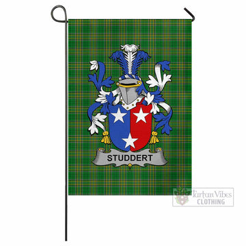 Studdert Irish Clan Tartan Flag with Coat of Arms