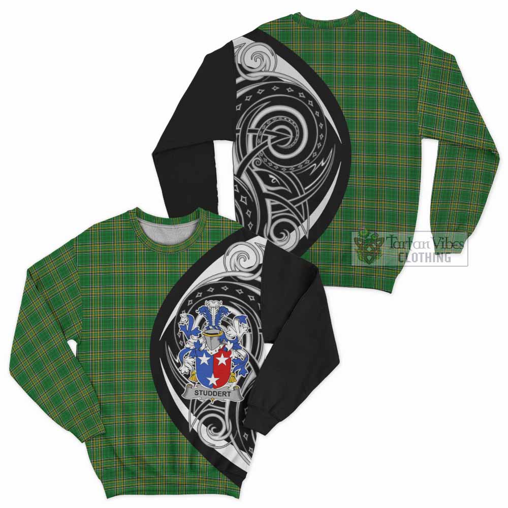 Studdert Irish Clan Sweatshirt Celtic Circle Style - Tartan Vibes Clothing